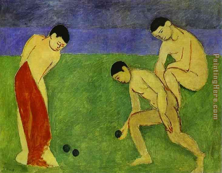 Henri Matisse A Game of Bowls